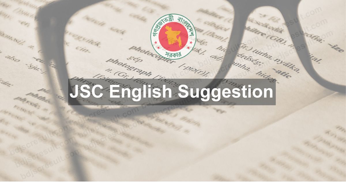 JSC English Suggestion 2019